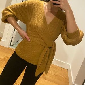 House of Harlow Wrap Sweater